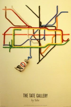 London Underground art poster